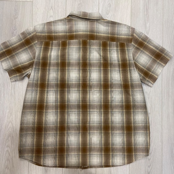 Men's Carharrt Relax Fit Shirt Short Sleeve Button Up Shirt Size 2XL - Picture 5 of 9